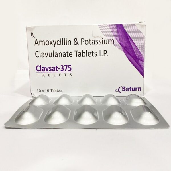 Amoxycillin & Potassium Clavulanate Tablets | Clavsat-375 Tablets