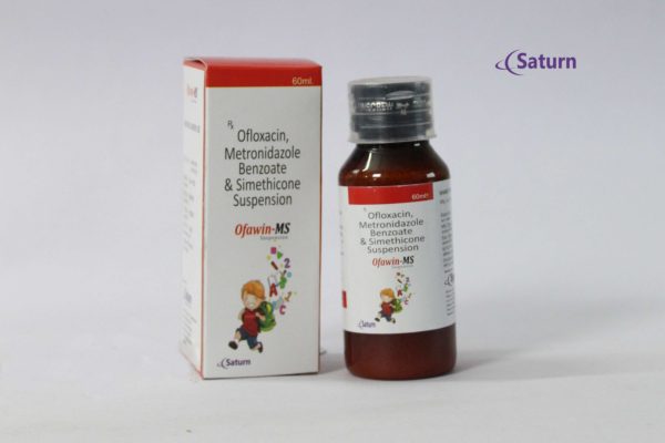 Ofloxacin Metronidazole Simethicone Suspension | Ofawin-MS
