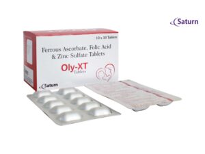 Ferrous Ascorbate, Folic Acid & Zinc Sulfate Tablets | OLY-XT