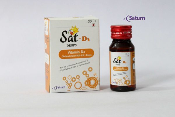 Vitamin D3 Cholecalciferol 60000 I.U | SAT D3 DROP