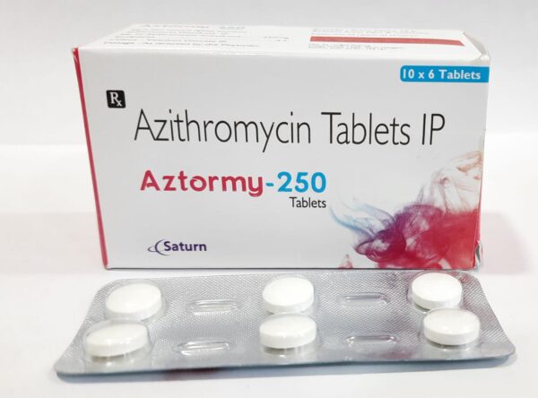 Azithromycin Tablets IP | Aztormy-250 Tablets