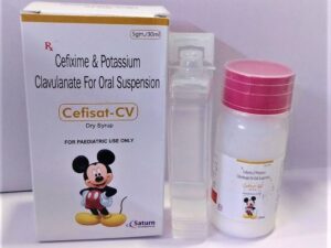 Cefixime Potassium Clavulanate For Oral Suspension | Cefisat-CV Dry Syrup