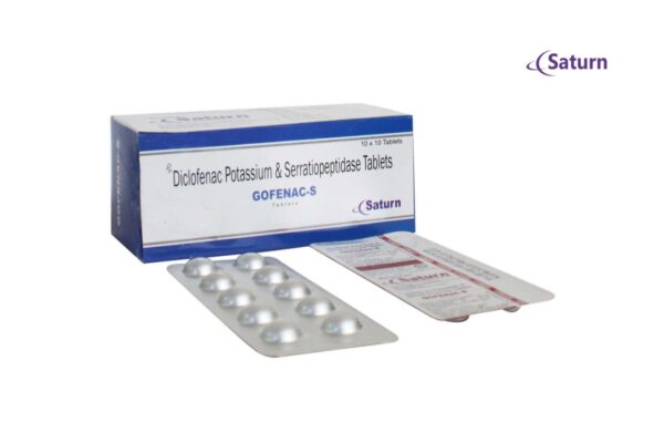 Diclofenac Potassium Serratiopeptidase Tablets | Gofenac-S Tablets