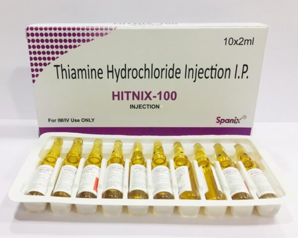 Thiamine Hydrochloride Injection I.P. | Hitnix 100