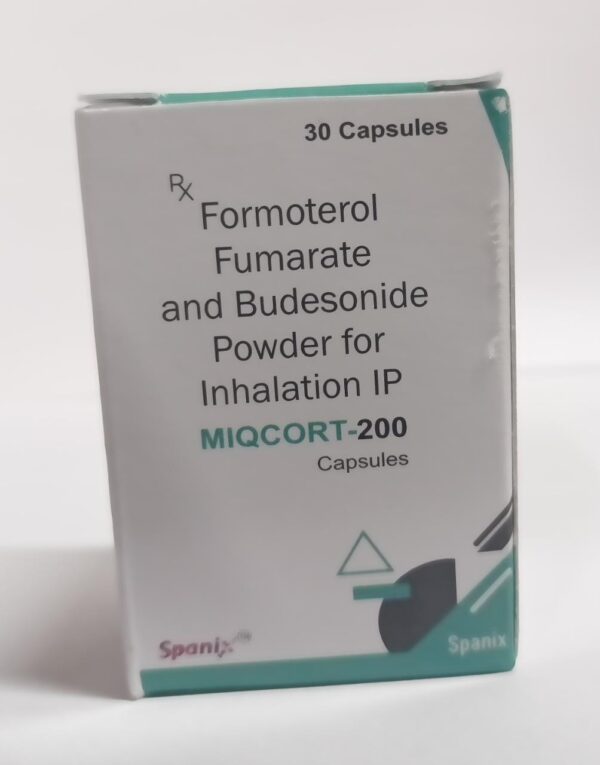 Formoterol Fumarate Budesonide Powder For Inhalation IP | Miqcort-200