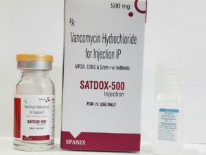 Vancomycin Hydrochloride for Injection IP | Satdox-500 Injection