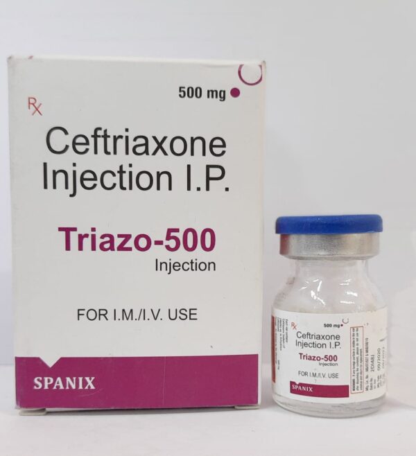 Ceftriaxone Injection I.P. | Triazo-500 Injection