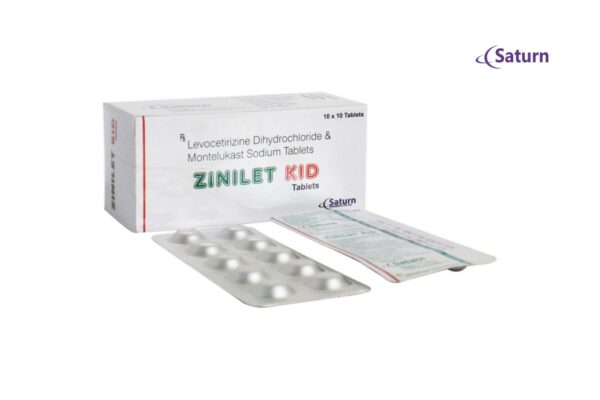Levocetirizine Dihydrochloride Montelukast Sodium Tablets | Zinilet Kid Tablets