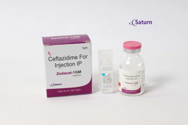 Ceftazidime for Injection IP | Zedasat-1GM Injection