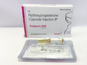 Hydroxyprogesterone Caproate Injection It is used in pregnant women to reduce the risk of giving birth too early. But these tablets also help to treat periodic menstrual bleeding or lack of menstrual bleeding in women. but in some cases, it may be use to treat endometrial cancer.