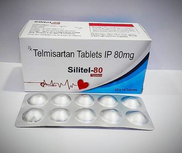 Telmisartan 80mg Tablets Used to treat high blood pressure (hypertension). It also reduces the chance of having a heart attack and strokes through lowering blood pressure. Because this is also used by diabetics to safeguard kidney function and avoid any further damage to the kidneys. It does this by relaxing blood vessels and increasing the blood flow to the point of no return.