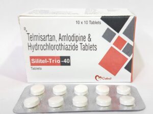 Telmisartan Amlodipine Hydrochlorothiazide Tablets | Silitel-Trio-40