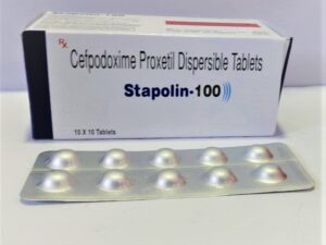 Cefpodoxime Proxetil Dispersible Tablets | Stapolin-100