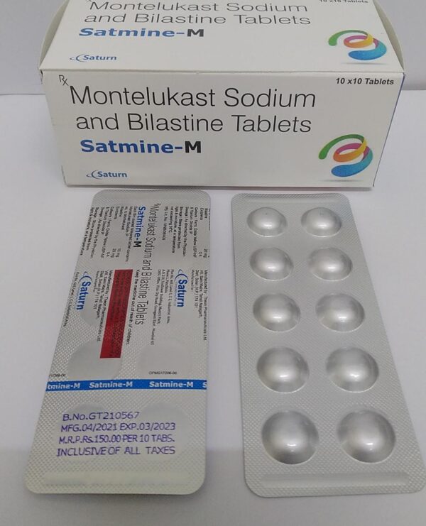 Montelukast Sodium and Bilastine Tablets | Satmine-M