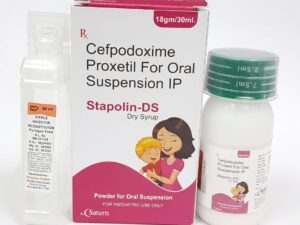 Cefpodoxime Proxetil for Oral Suspension IP | Stapolin-DS Dry Syrup