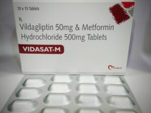 Vildagliptin Metformin Hydrochloride Tablets | Vidasat-M