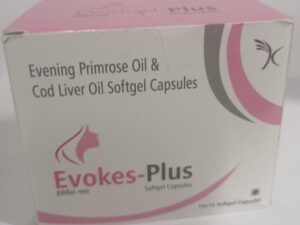 Evening Primrose Oil Cod Liver Oil Softgel Capsules | Evokes-Plus
