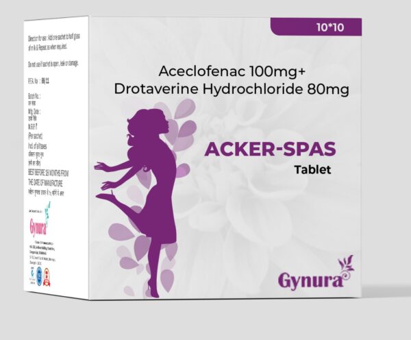 Aceclofenac Drotaverine Hydrochloride Tablets | ATEKAR-SPAS Tablet