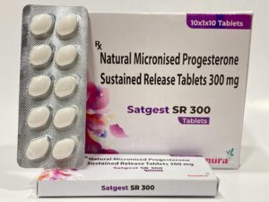 Progesterone Sustained release tablets 300 mg | Satgest SR 300