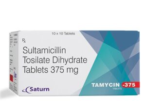 Sultamicillin tosilate dihydrate tablets 375mg | Tamycin-375