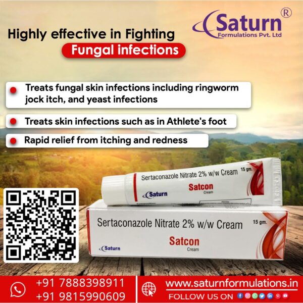 Sertaconazole Nitrate Cream | Satcon Cream