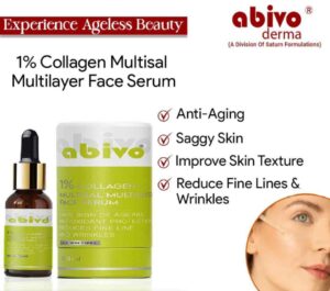 1% Collagen Face Serum | Abivo Derma