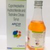 Cyproheptadine Hydrochloride Tricholine Citrate Syrup | Apicyp Syrup