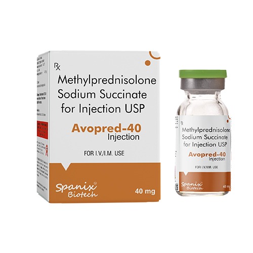 Methylprednisolone Sodium Succinate for Injection USP | Avopred-40 Injection