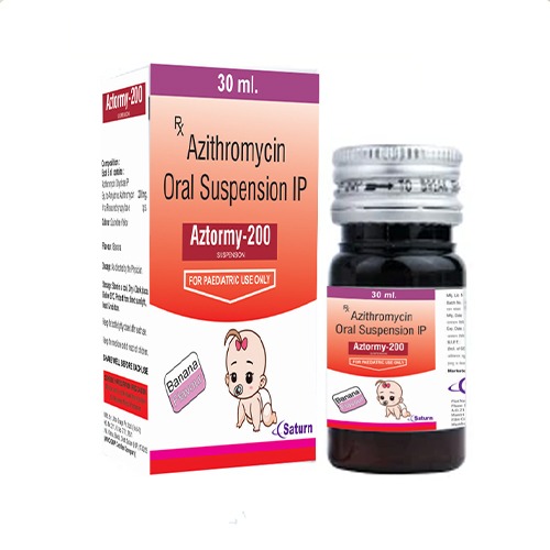 Azithromycin Oral Suspension IP | Aztormy-200