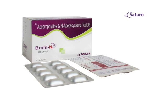 Acebrophylline and Acetylcysteine Tablets | Brofil-N