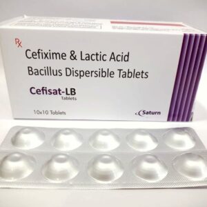 Cefixime & Lactic Acid Tablets Bacillus Dispersible Tablets | Cefisat-LB