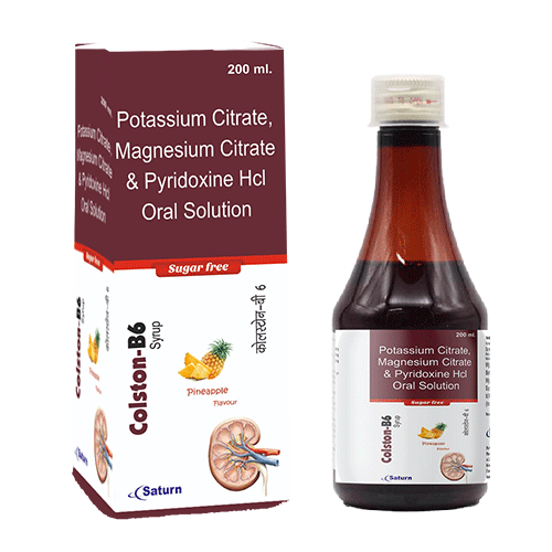 Potassium Citrate Magnesium Citrate Pyridoxine HCl Oral Solution | Colston-B6 Syrup