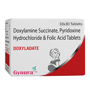 Doxylamine Succinate and Pyridoxine Hydrochloride Tablets | Doxyladate