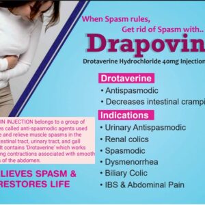 Drotaverine-Hydrochloride-40mg-Injection | Drapovin