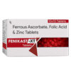 Ferrous Ascorbate Folic Acid Zinc Tablets | Fenikast XT