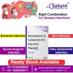 Meropenem Sulbactam Injection 1.5 Gm | Flaxsat-S Injection