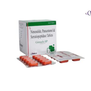 Nimesulide Paracetamol Serratiopeptidase Tablets | Gimack-SP