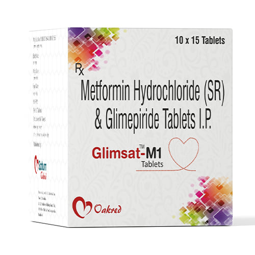 Glimepiride and Metformin Hydrochloride Tablets | Glimsat M1