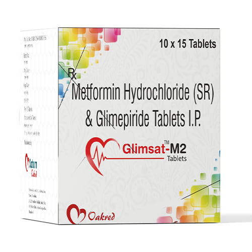 Metformin Hydrochloride Prolonged Release Glimepiride Tablets | Glimsat M2