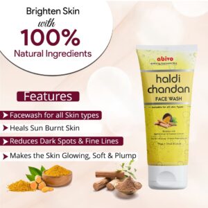 Haldi Chandan Facewash | Abivo Derma