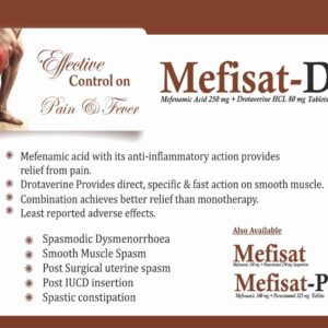 Drotaverine Hydrochloride Mefenamic Acid Tablets | Mefisat-D