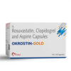 Rosuvastatin Clopidogrel Aspirin Capsules | Okrostin Gold