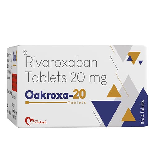 Rivaroxaban 20mg Tablets | Oakroxa 20