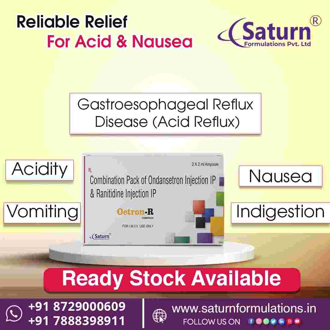 Combipack Of Ondansetron Ranitidine Injection | Oetron R - Saturn ...