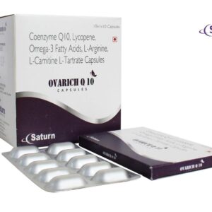 Coenzyme Q10 Lycopene Omega-3 Fatty Acids L-Arginine L Carnitine Tartrate Capsules | Ovarich Q10