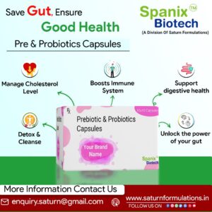 Prebiotic Probiotic Capsules | Pre-Sat