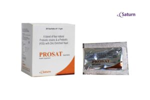 Probiotic Strains Prebiotic (FOS) with Zinc Enriched Yeast | Prosat Sachet