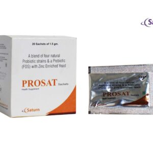 Probiotic Strains Prebiotic (FOS) with Zinc Enriched Yeast | Prosat Sachet