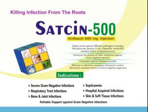 Amikacin Sulphate Injection | Satcin 500