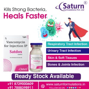 Vancomycin for Injection IP | Satdox Injection